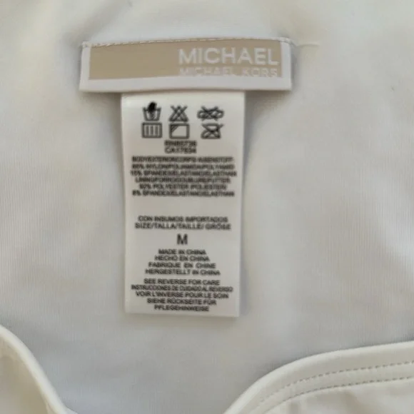 White Michael Kors bathing suit Two piece - Picture 4 of 7